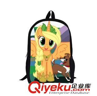 小馬寶莉系列 外貿原單現貨pony小馬寶莉兒童書包小學生書包抗壓減負雙肩包批發原始圖片2