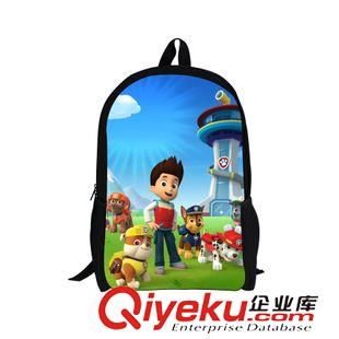 新款設(shè)計卡通包 廠家批發(fā)小學(xué)生書包雙肩背包 PAW Patrol 巡邏狗兒童通用雙肩包原始圖片3