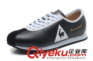 法國(guó)公雞 2014新款精品 樂卡克Lecoqsportif 法國(guó)公雞 頭層牛皮情侶休閑鞋