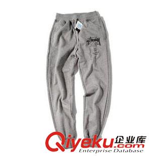 休閑褲 秋裝新款 歐美街頭印花 男士純棉毛圈 潮流衛(wèi)褲 休閑褲 潮運(yùn)動(dòng)褲原始圖片3