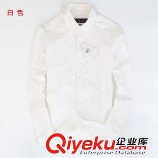 襯衫 完美包裝！2015秋季打底襯衫 男士時尚休閑修身純棉襯衣 長袖原始圖片3