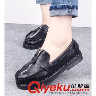 女式套腳鞋 廠價(jià)直銷2015 新款手工舒編織平底套腳豆豆鞋 一腳蹬女鞋 1件起批原始圖片2