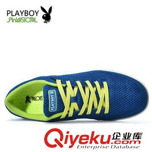 店長推薦 PLAYBOY/花花公子網(wǎng)面系帶休閑鞋鏤空純色品牌運(yùn)動休閑鞋男鞋透氣