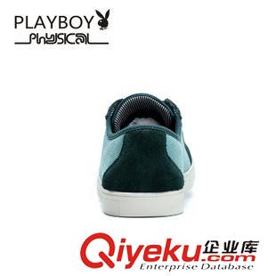 休闲鞋 PLAYBOY/花花公子时尚休闲布鞋新款拼色耐磨男品牌休闲鞋男式布鞋