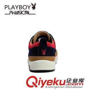 網(wǎng)面鞋 PLAYBOY/花花公子休閑網(wǎng)面鞋夏季網(wǎng)布拼色品牌休閑板鞋男透氣原始圖片3