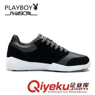 運動鞋 跑步鞋 PLAYBOY/花花公子zp2015秋季新款輕質運動休閑鞋皮面男士旅游鞋