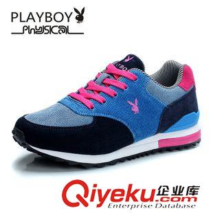 春秋鞋 PLAYBOY/花花公子休閑鞋夏季新款透氣網面品牌男鞋圓頭系帶單鞋