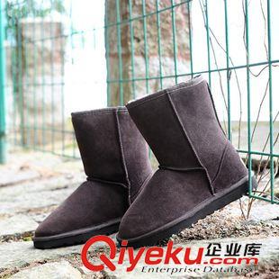 UGG5825牛皮 長(zhǎng)期供應(yīng)批發(fā)雪地靴批發(fā)5825中筒短靴子 zp 牛皮  雪地棉鞋子