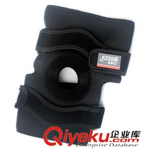 護具 紅雙喜DHS 運動護膝（均碼可調節） 雙層調整護膝升級款E-N722原始圖片3