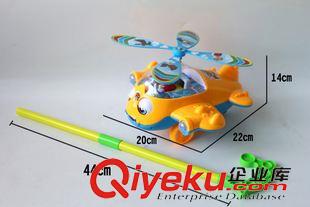 5-20元 火拼兒童大號拉桿手推飛機 卡通會眨眼吐舌頭飛機玩具原始圖片3