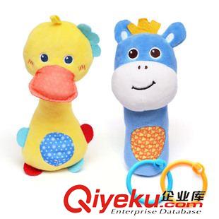 贈品、禮品 D愛兒樂嬰兒毛絨玩具 BB棒手搖鈴抓握 超柔內(nèi)置BB器風(fēng)鈴 淘寶熱賣原始圖片3