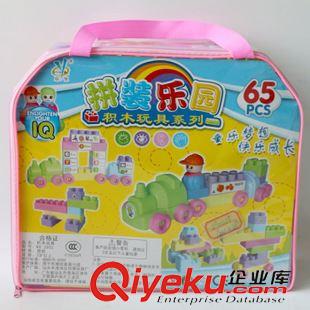 整箱批發(fā) 廠家直銷2852兒童益智玩具 DIY拼裝積木65塊 提高兒童記憶力積木原始圖片2