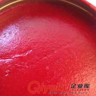印臺系列 程宏 120克朱紅印泥 圓形鐵盒工藝布面印泥 印章印泥紅色原始圖片3