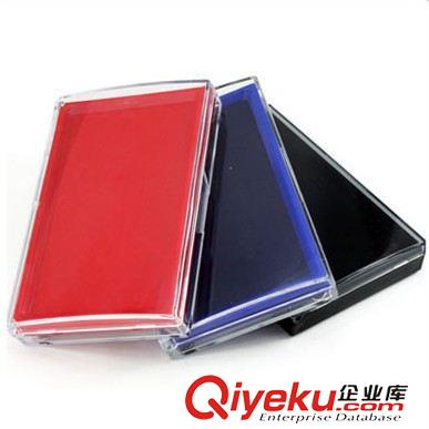 印臺系列 得力印臺9864 大號快干印泥 辦公財務速干印油 官方店 紅/藍/黑色