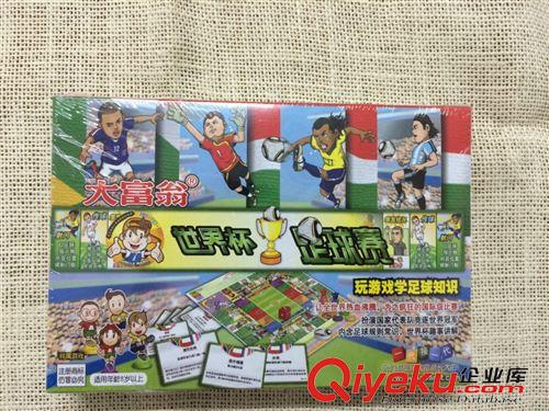 大富翁系列 大富翁 6205世界杯 強手棋銀行游戲盤 兒童益智家庭親子玩具原始圖片3