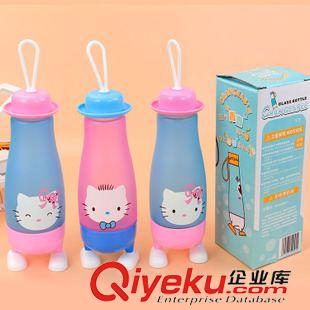10月17號(hào)新品 新款磨紗玻璃杯  便攜式卡通貓咪杯子 十元店貨源批發(fā)原始圖片3