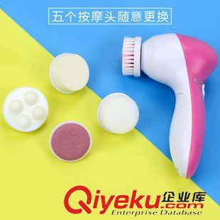 10月11號(hào)新品 廠家直銷 五合一電動(dòng)潔面儀 臉部按摩器 美容工具潔面刷 義烏批發(fā)