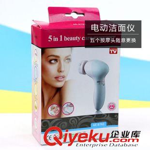 10月11號(hào)新品 廠家直銷 五合一電動(dòng)潔面儀 臉部按摩器 美容工具潔面刷 義烏批發(fā)原始圖片3