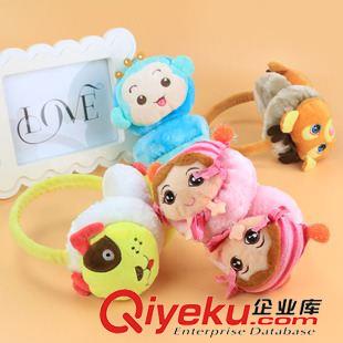 10月7號新品 韓版時尚女生格子耳暖 冬季毛絨保暖耳罩 10元店地攤貨源淘寶熱賣