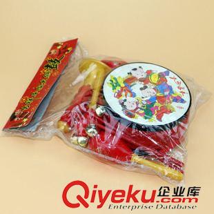 8月30日新品 兒童樂器玩具 吉祥平安大鑼鼓5件套 益智早教 十元店地攤貨源