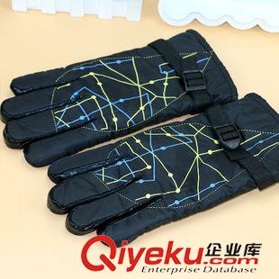 9月8號新品 新款男士休閑單扣印花手套 戶外騎行保暖防滑手套 十元店貨源批發