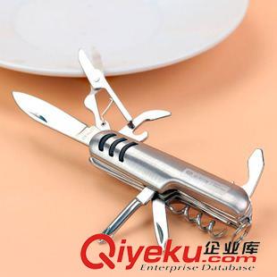 五金工具 新款多功能小刀  不銹鋼五開多用刀 鑰匙扣小刀禮品刀 義烏批發(fā)原始圖片2