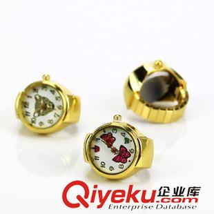 戒指 韓版爆款  gd大氣戒指手表 翻蓋手表 時尚手表 十元店貨源