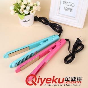 美發(fā)工具 廠家直銷鋰子燙發(fā)器 直卷2用電夾板 直發(fā)器 十元店貨源百貨批發(fā)原始圖片2