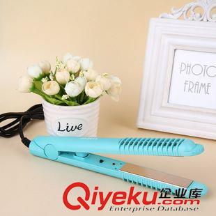 美發(fā)工具 廠家直銷鋰子燙發(fā)器 直卷2用電夾板 直發(fā)器 十元店貨源百貨批發(fā)原始圖片3