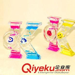 水晶/玻璃工藝品 新款亞克力OK油漏 雙色滴油擺件 家居裝飾 十元店地?cái)傌浽磁l(fā)原始圖片2
