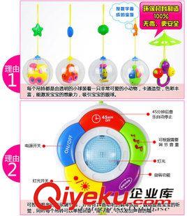 11月新品 2015新款貝樂(lè)康z(mì)p新生兒0-1歲搖頭鈴電動(dòng)音樂(lè)閃光床鈴淘寶熱銷原始圖片3