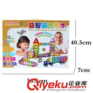 gd嬰幼兒玩具 聰明谷148片裝磁力建構片益智玩具兒童早教磁力積木百變造型玩具原始圖片2