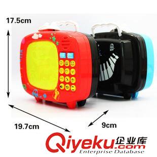 gd嬰幼兒玩具 外銷創(chuàng)意玩具 3D燈光音樂小電視 儲(chǔ)物小箱子 電視機(jī)塑料玩具 批發(fā)原始圖片2