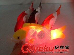 流行玩具系列 仿真自由魚 電動魚 全身發光音樂搖擺魚 自動魚地攤發光玩具原始圖片2