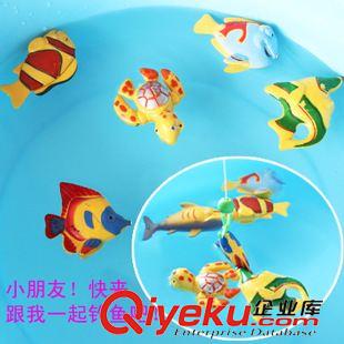 親子(釣魚)玩具 釣魚套裝親子互動游戲?qū)殞氁嬷菓蛩苣z玩具地?cái)偀豳u兒童玩具批發(fā)