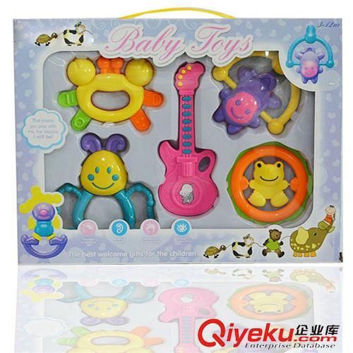嬰幼兒玩具 新款淘寶熱銷嬰兒早教玩具新生兒0-1-2歲搖搖鈴5只裝響鈴廠家直銷原始圖片2