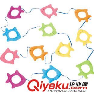 毛絨玩具 幼兒串拉繩 毛絨魚 幼兒園教學(xué)用品 感統(tǒng)訓(xùn)練 12個魚原始圖片2