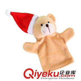 毛絨玩具 圣誕雪人手偶 手套玩偶 毛絨玩具 幼兒園