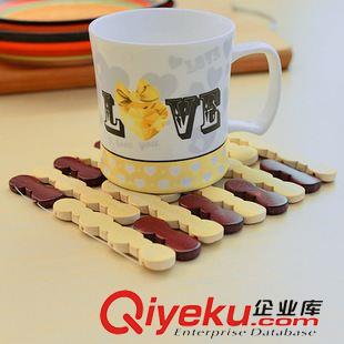 家居用品 H2014竹制餐墊 隔熱墊餐桌墊 方形/圓形碗墊 杯墊原始圖片3