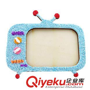 人氣爆款 珍珠泥相框雪花顆粒粘土立體模型模具白模彩繪兒童手工EF27011原始圖片3