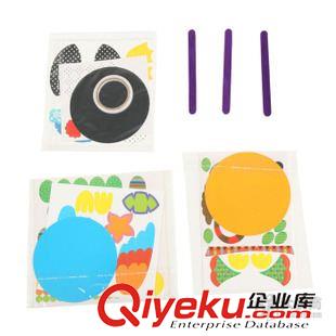 紙張類白膜上色 兒童白模制作 幼兒園手工課制作材料包 創(chuàng)意手工粘貼玩具原始圖片3
