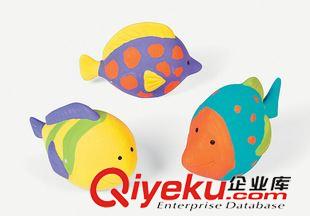  陶瓷類(lèi)白膜上色 自繪陶瓷小魚(yú) 兒童涂涂畫(huà)畫(huà) DIY彩繪 白模上色 8個(gè)