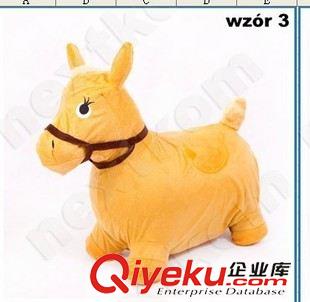 普通毛球 廠家直銷 充氣布衣動物 pvc充氣布藝馬 鹿 牛 兒童玩具批發(fā)原始圖片3