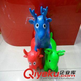 充氣動物 廠家直銷戶外加厚防爆pvc小號跳跳馬跳跳鹿兒童充氣小號動物批發(fā)原始圖片2