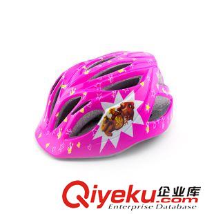 自行車(chē)頭盔 廠家直銷(xiāo) 光頭強(qiáng)動(dòng)畫(huà)兒童安全帽 一體成型兒童頭盔 騎行用品批發(fā)