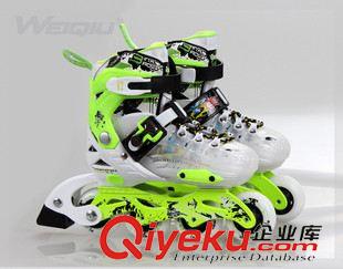 溜冰鞋inline skates 批發(fā)15年新款兒童溜冰鞋 可調(diào)兒童輪滑鞋 平花鞋輪滑一件代發(fā)