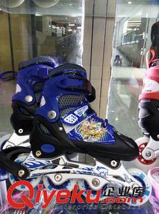 溜冰鞋inline skates tj新款zp兒童可調(diào)單閃溜冰鞋直排輪旱冰鞋輪滑鞋套裝（爆款）原始圖片2