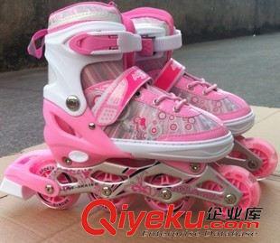 溜冰鞋inline skates 廠家tj直銷全閃溜冰鞋可調(diào)直排旱冰鞋兒童輪滑鞋