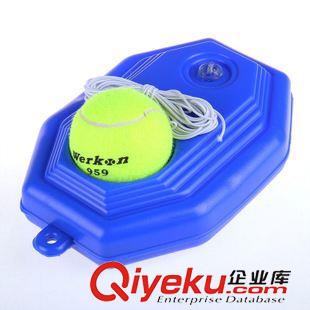 網(wǎng)球/網(wǎng)球拍 廠家直銷 致歐高級單人帶線牛皮筋訓(xùn)練網(wǎng)球 化纖針刺毛妮耐磨原始圖片3