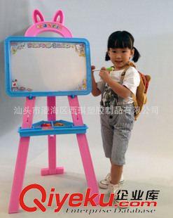 畫架 生產(chǎn)銷售 南琪兒　大款學(xué)習(xí)小白兔畫架 多功能寶寶雙面畫架原始圖片2